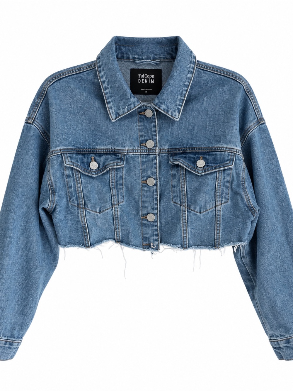 Denim Crop Jean Jacket